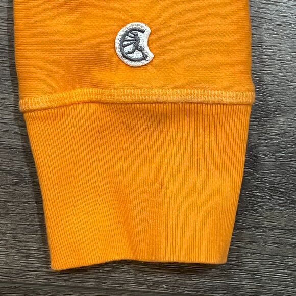 Champion x Todd Snyder Tie Dye Crewneck Sweatshirt Orange Made in USA Men's XL - Picture 2 of 6